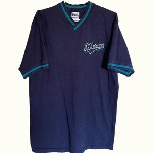 Vintage Seattle Mariners embroidered pro player t shirt